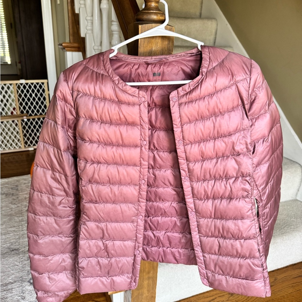 Uniqlo Packable Quilted Jacket - Dusty Rose Pink